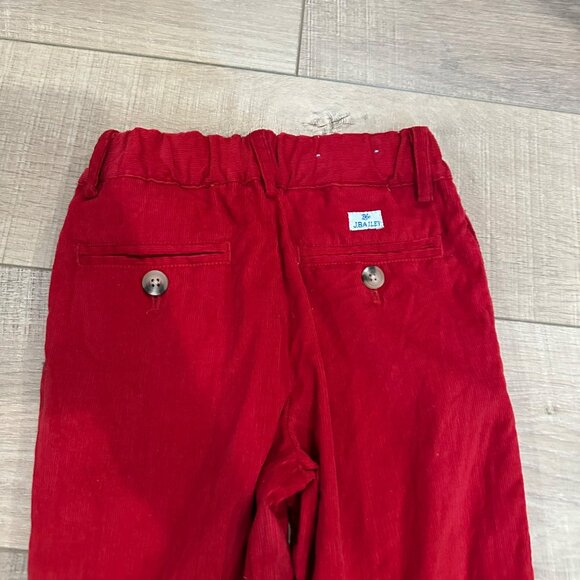 JBAILEY Childrens Corduroy Pants 4T Elastic Waistband & Button Closure - Picture 11 of 11